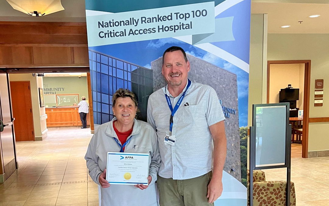 Millie Williams Earns Senior Fitness Specialist Certification