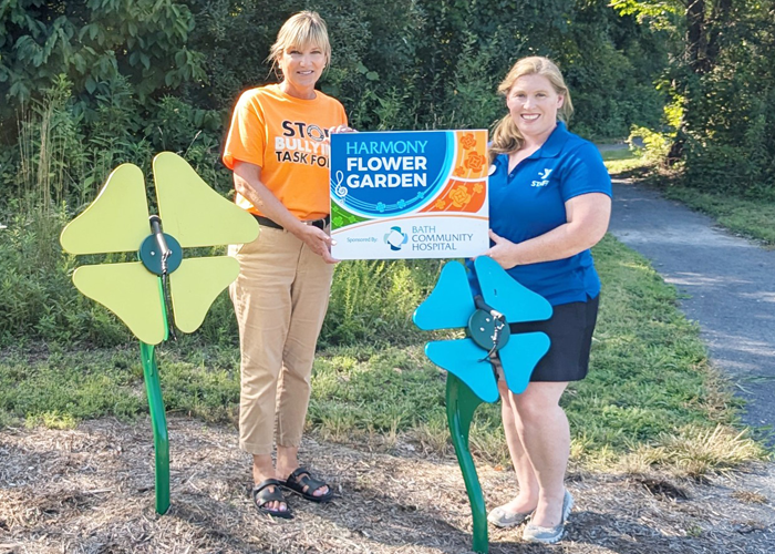 Stop Bullying Task Force at Harmony Flower Garden dedication